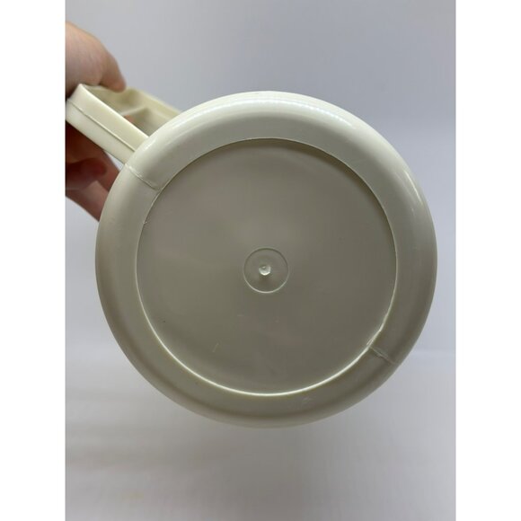 VTG Glen Rock State Bank 9.5" Plastic Pitcher Brown Beige Pennsylvania - Picture 5 of 7